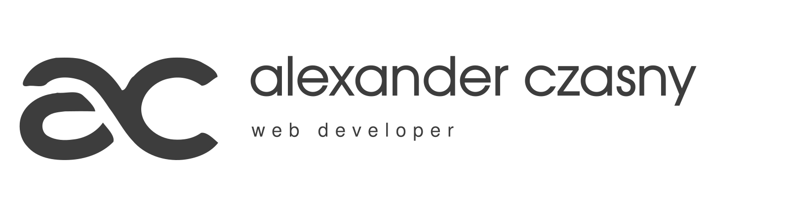alexander czasny | web developer – Webdesign & WordPress Entwicklung Logo
